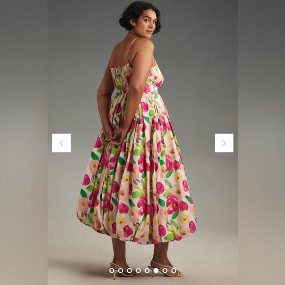 Hutch by Anthropologie Sleeveless V-Neck Cutout Midi Dress - Picture 2 of 13